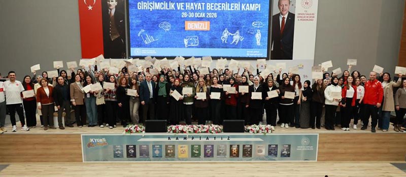 Denizli’de Girişimcilik ve Hayat Becerileri Kampı düzenlendi