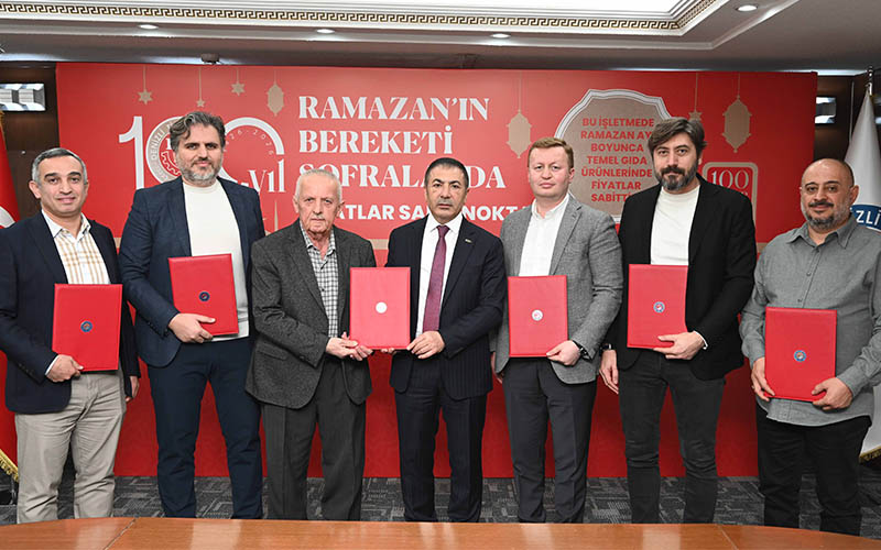 Marketler ile protokol imzalandı, ramazan ayında fiyatlar sabit tutulacak