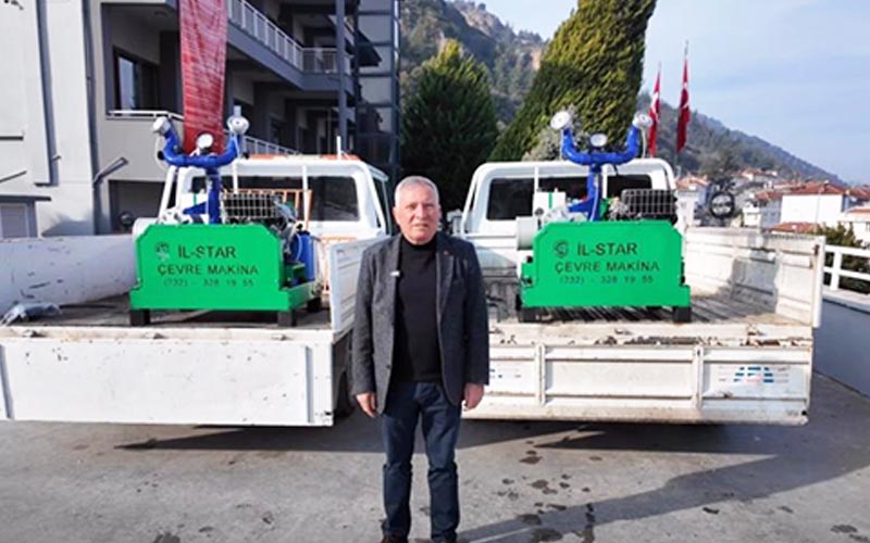 Honaz Belediyesi sinek ilaçlama aracı aldı