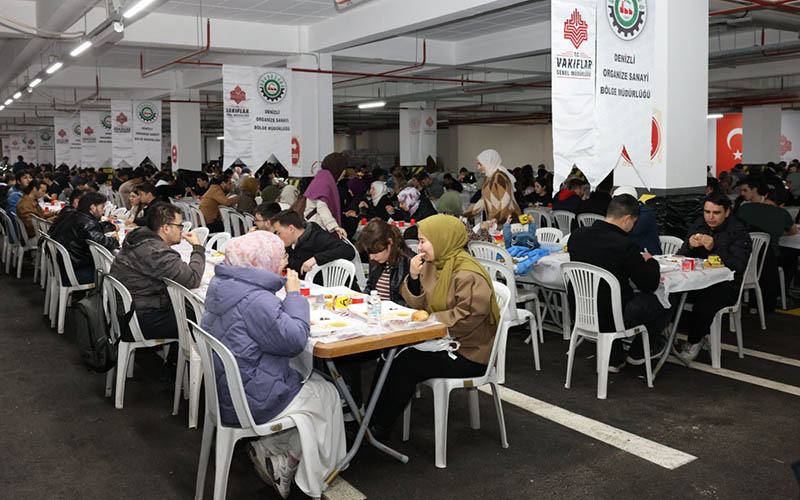 Denizli OSB’nin iftar yemeği 3 bin kişiyi ağırladı