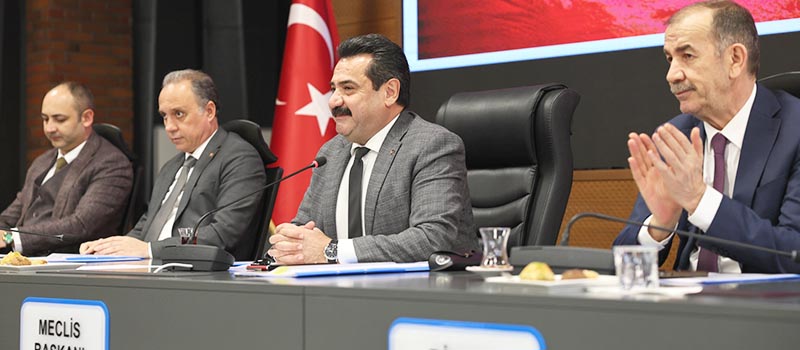 Denizli’de Pamukkale Belediye Başkanı Ali Rıza Ertemur muhtarlarla toplantı yaptı