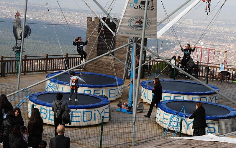 Seyir Tepesi yarı yıl tatilinde ziyaretçi yoğunluğu yaşadı