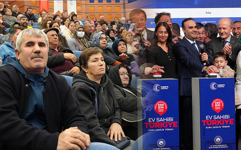 TOKİ kuraları çekildi, 48 bin 673 kişi isminin okunmasını bekledi