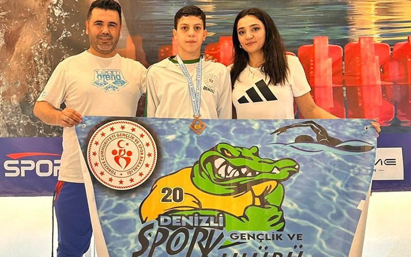 Denizlili yüzücü, Türkiye şampiyonu oldu