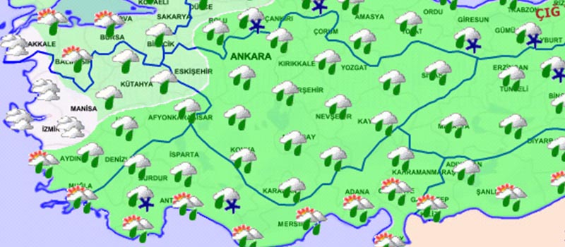 Denizli'de bugün hava nasıl olacak, yağış var mı, sıcaklık kaç derece olacak?