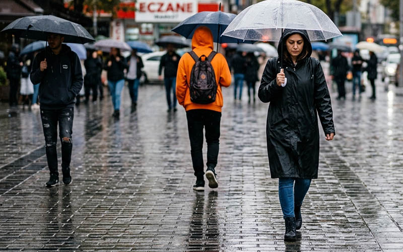 Bayramda hava hem yağışlı hem soğuk