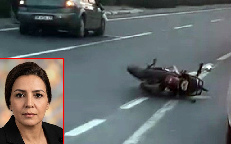 Otomobil arkadan çarptı: Motosiklet sürücüsü hayatını kaybetti
