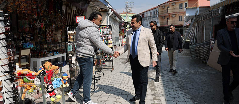 Pamukkale Belediye Başkanı Ali Rıza Ertemur Karahayıt gezisi