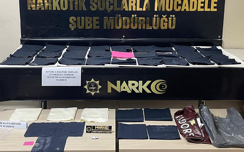 Binlerce kullanımlık uyuşturucu ele geçti: 3 kişi tutuklandı