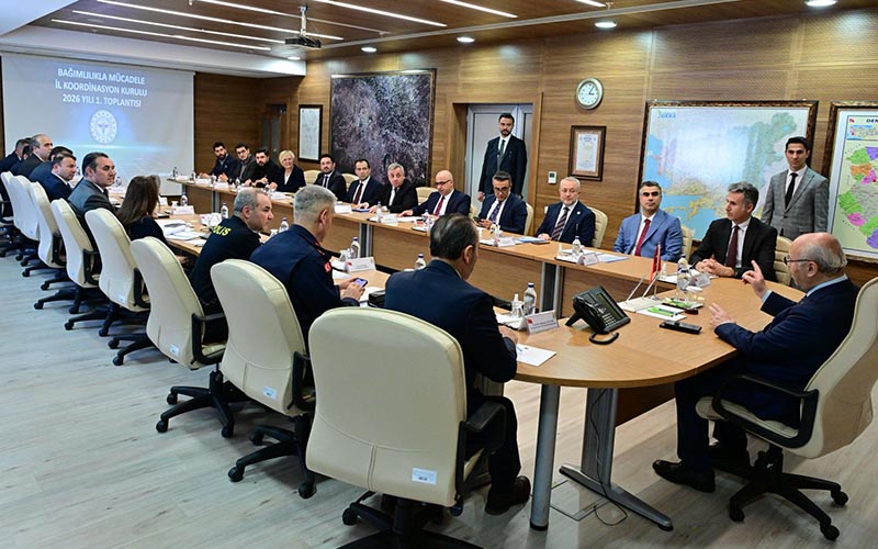 Koordinasyon kurulu toplantısında bağımlılıkla mücadele ele alındı