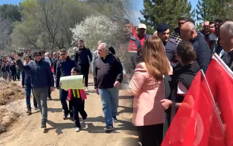 Çevrecilerden Buldan’da madene karşı eylem