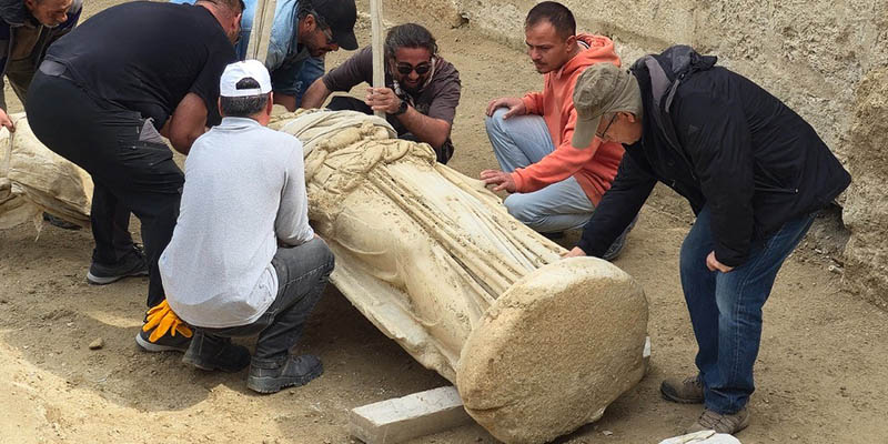 Denizli Kültür ve Turizm Bakanı Mehmet Nuri Ersoy Laodikya Athena heykeli paylaşımı