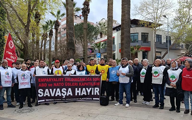 Denizli Emek ve Demokrasi Platformu: Emekliye, memura bütçe yok, savaşa var