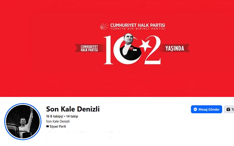 CHP sosyal medya hesaplarının yeni adı: Son kale Denizli