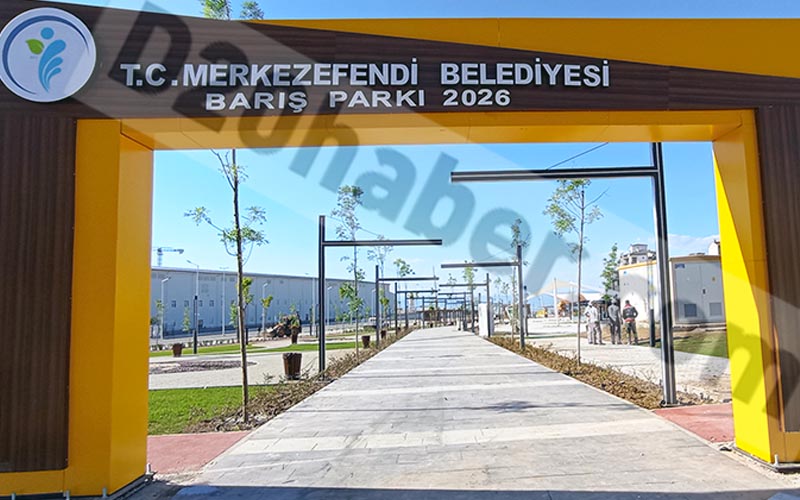 Hastaneler bölgesine yapıldı, “Barış Parkı” ismi verildi