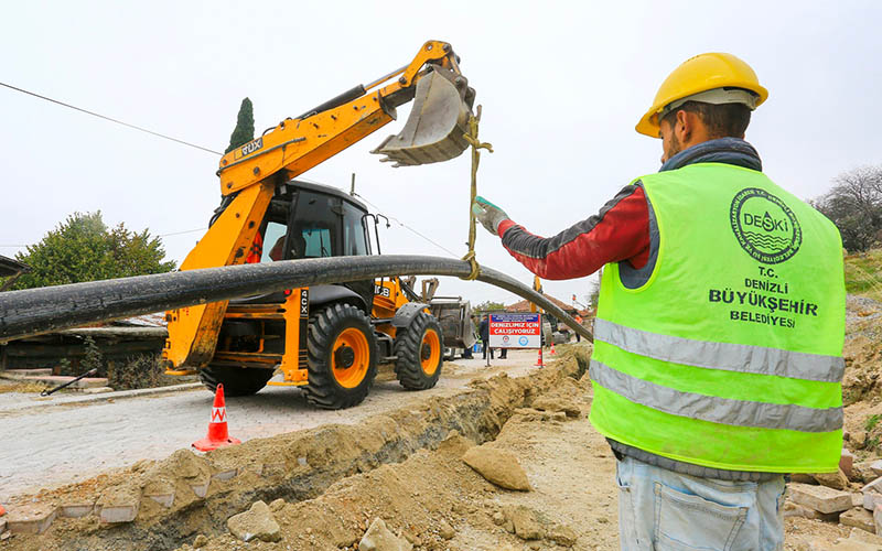 DESKİ’den Honaz’da 7,4 milyon TL’lik altyapı çalışması