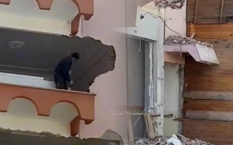 Tehlikeye davetiye çıkaran bina yıkımına ceza