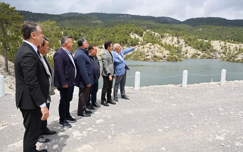 Özkan, Arslan ile bir araya geldi, ilçedeki projeler ele alındı