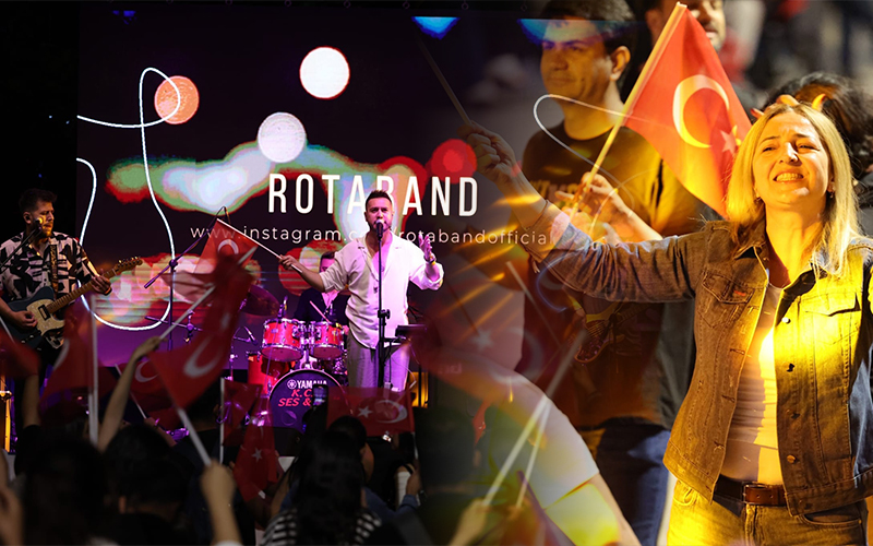 Kınıklı Amfi Park konserler ile renklendi