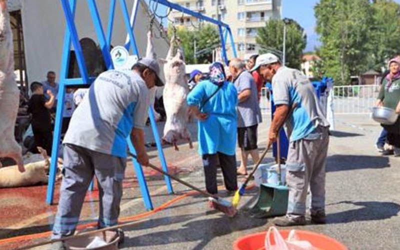 Pamukkale ilçesinde kurban kesim yerleri belirlendi