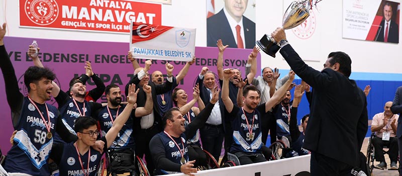 Denizli Pamukkale Tekerlekli Basketbol takımı Süper Lige yükseldi