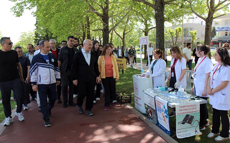 Sağlık için hareket et etkinliği düzenlendi