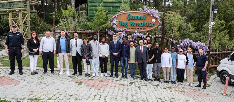 Yabancı öğrenci grubu Denizli'nin Çameli ilçesini ziyaret etti