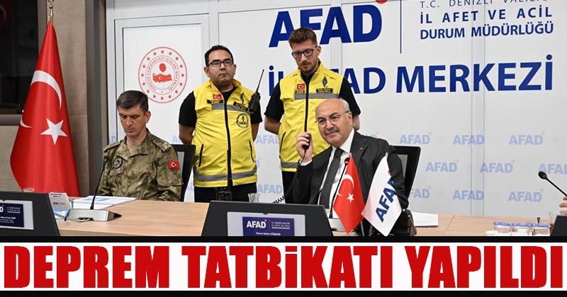 D20Haber - Denizli Haberleri – Deprem tatbikatı yapıldı