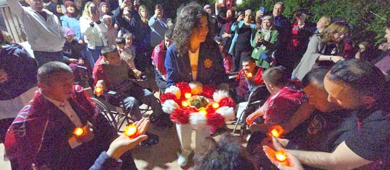 Denizli'de özel bireyler asker eğlencesi düzenlendi