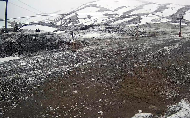 Mayısta kar yağdı