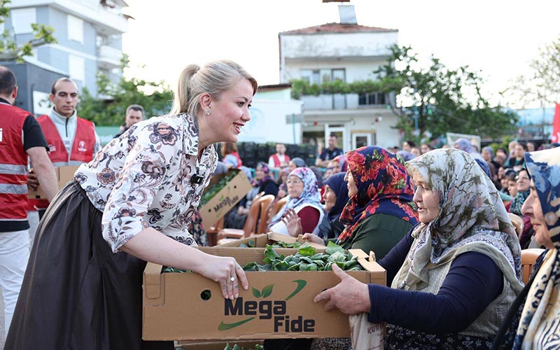 Merkezefendi’de fideler üreticiyle buluştu