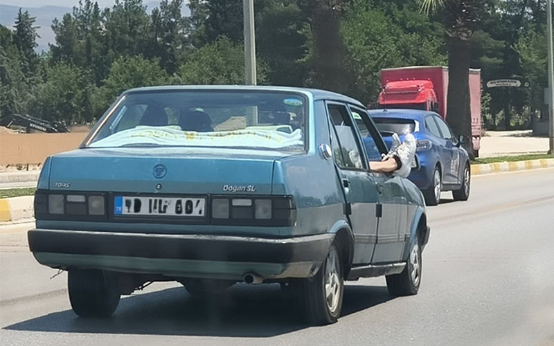 Tehlike yaratan rahat yolculuk böyle görüntülendi