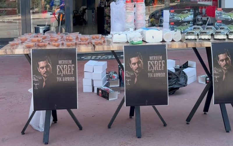 Final yapan dizi için lokma hayrı