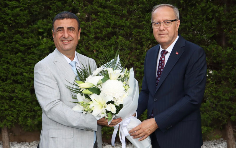 Kaymakam Uğur Bulut için veda yemeği düzenlendi