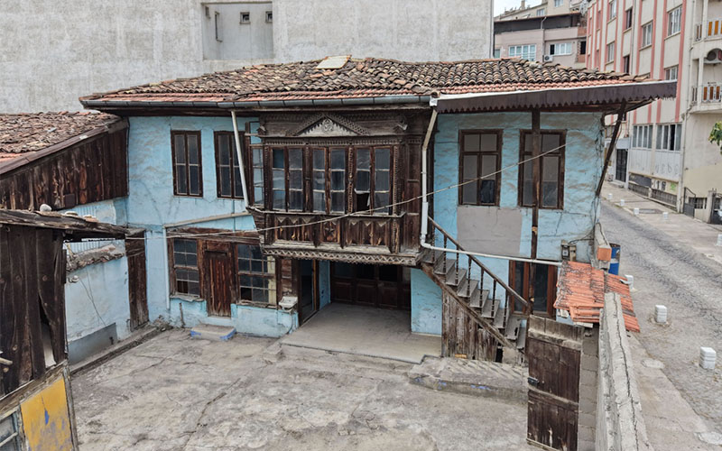 Şerbetçioğlu Konağı’nda restorasyon çalışması başladı