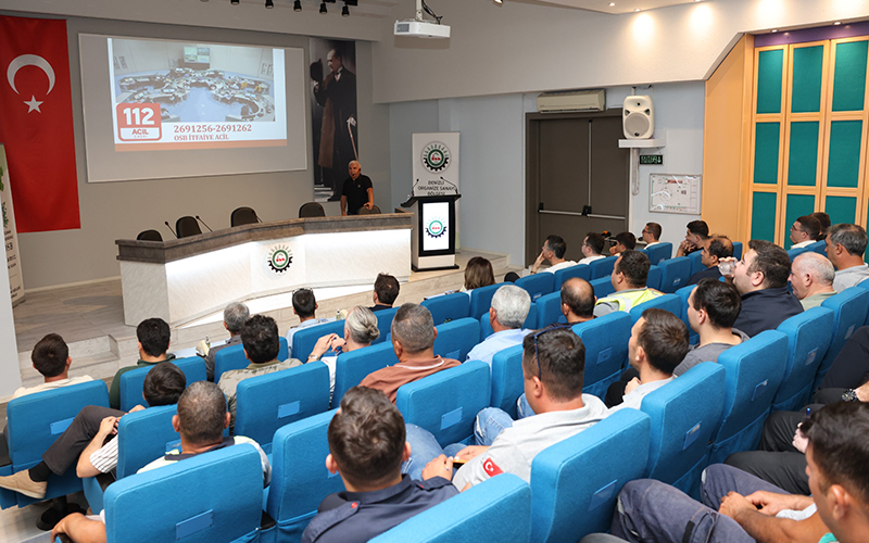 Denizli OSB’de afet farkındalık eğitimi