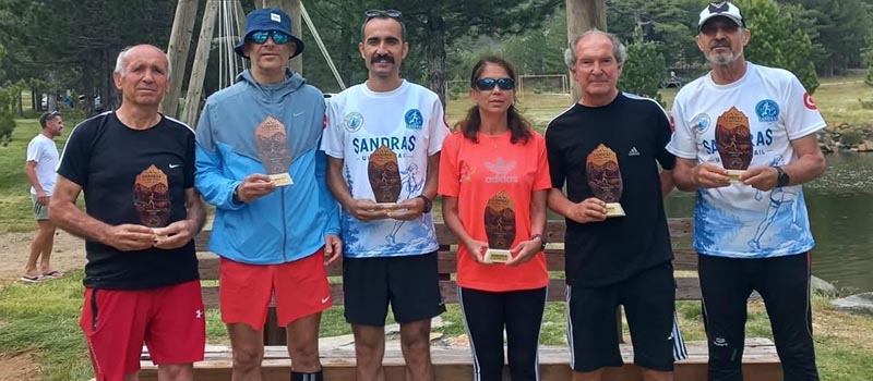 Denizli'nin Beyağaç ilçesindeki Topuklu Yaylası'nda masterlar atletizm yarışmaları yapıldı