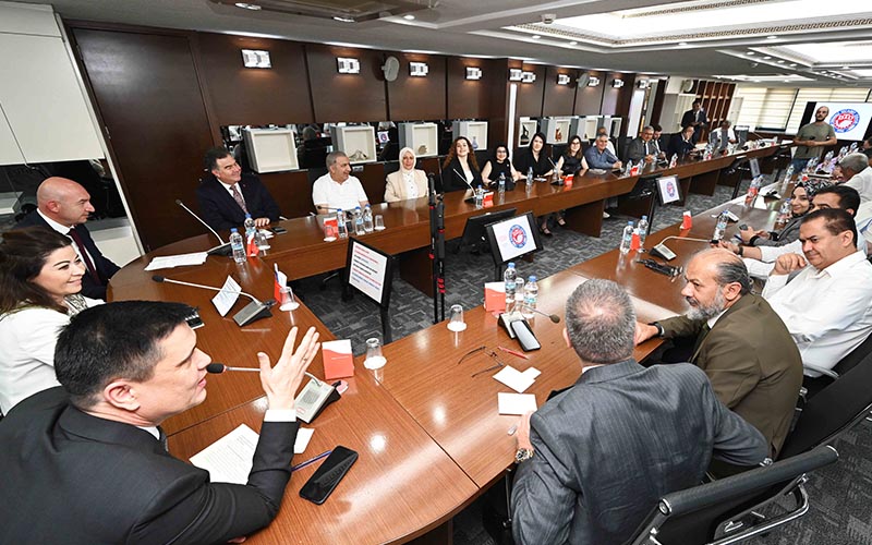 Türkmenistan Heyeti DTO’yu ziyaret etti, iş fırsatları konuşuldu