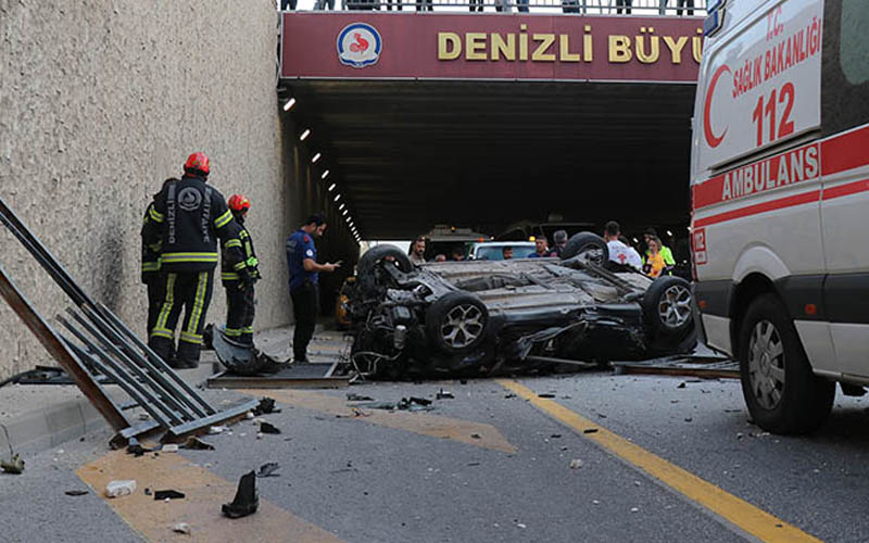 Denizli’de 6 aydaki 4 bin 800 kazada 28 kişi öldü, 2 bin 837 kişi yaralandı
