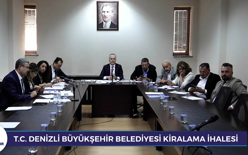 Büyükşehir’den ihaleye canlı yayın