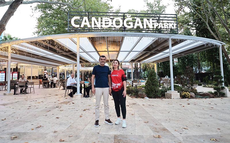 Yenilenen Candoğan Parkı hizmete açıldı