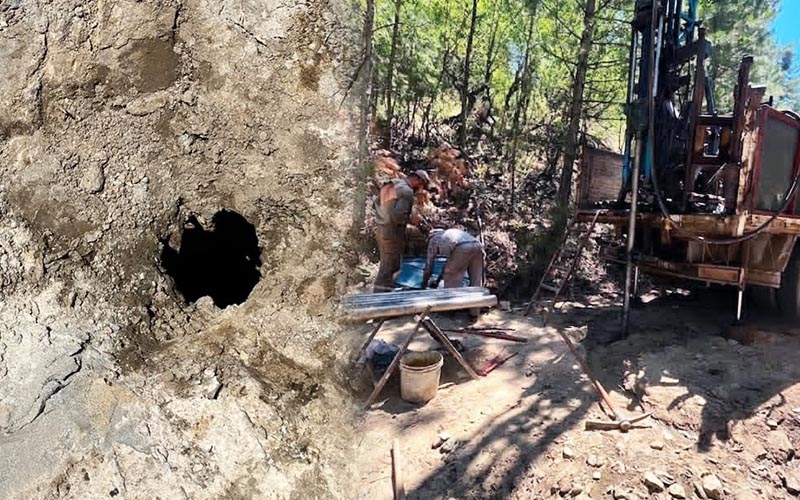 Su kaynağı, kestane ve çam ağaçlarının bulunduğu sahada madencilik faaliyeti