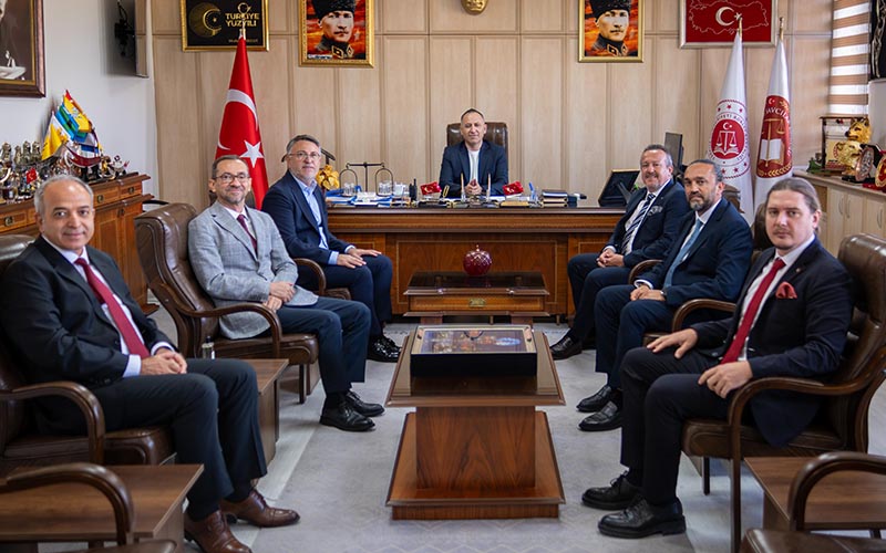 Denizli OSB yönetimi Cumhuriyet Başsavcısı Akbulut’u ziyaret etti