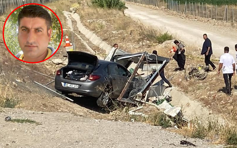Otomobilin çarptığı kulübedeki bekçi öldü, sürücü yaralandı