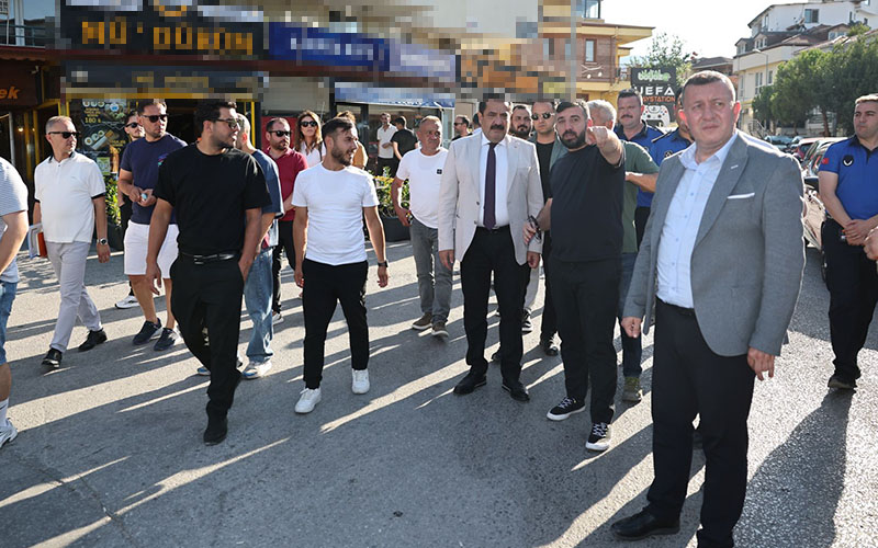 Kafe ve restoranlar bölgesinde üstyapıya başlanıyor