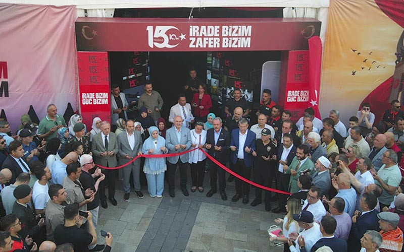 15 Temmuz Anma Çadırı Delikliçınar’da açıldı