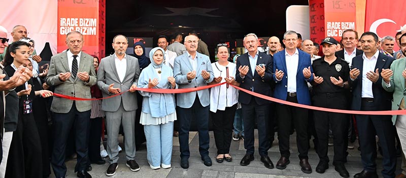 Denizli'de 15 Temmuz Demokrasi ve Milli Birlik Günü  etkinlikleri kapsamında anma çadırı açıldı