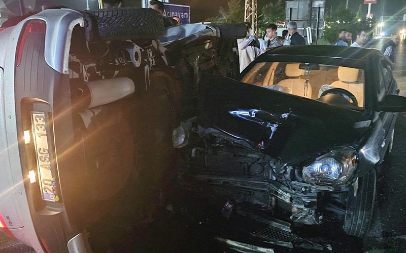 Sabıkalı kavşakta kaza: 5 kişi yaralandı