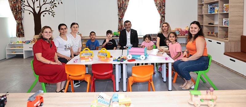 Denizli'de atıl bina anne-çocuk kafe, emekli evim ve mahalle mutfağına dönüştürüldü