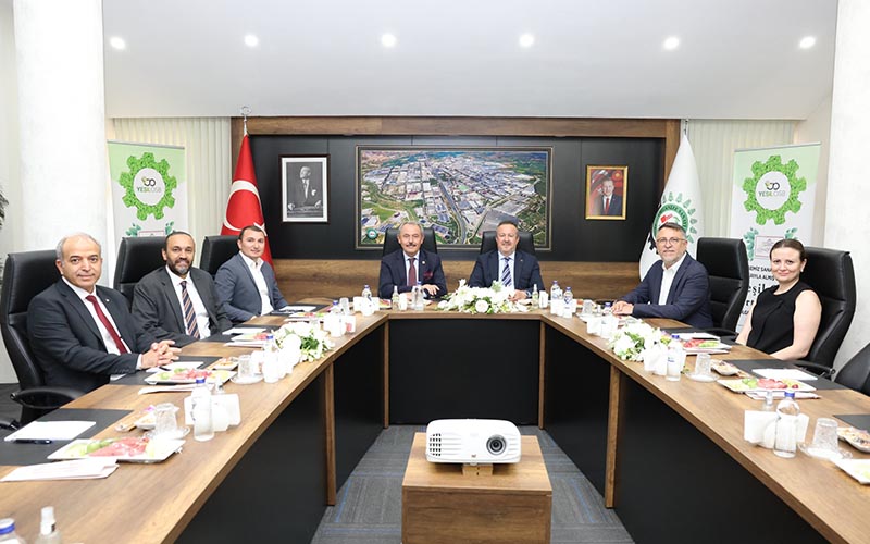 Tin, Denizli OSB yönetimini ziyaret etti